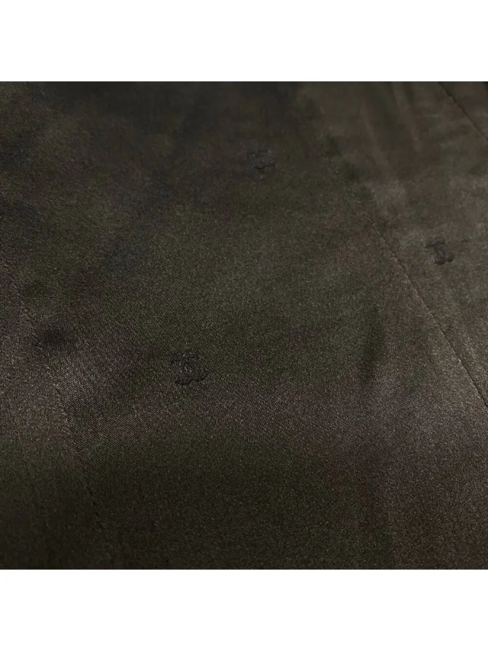 Chanel Tweed Jacket Flap Pocket Brown